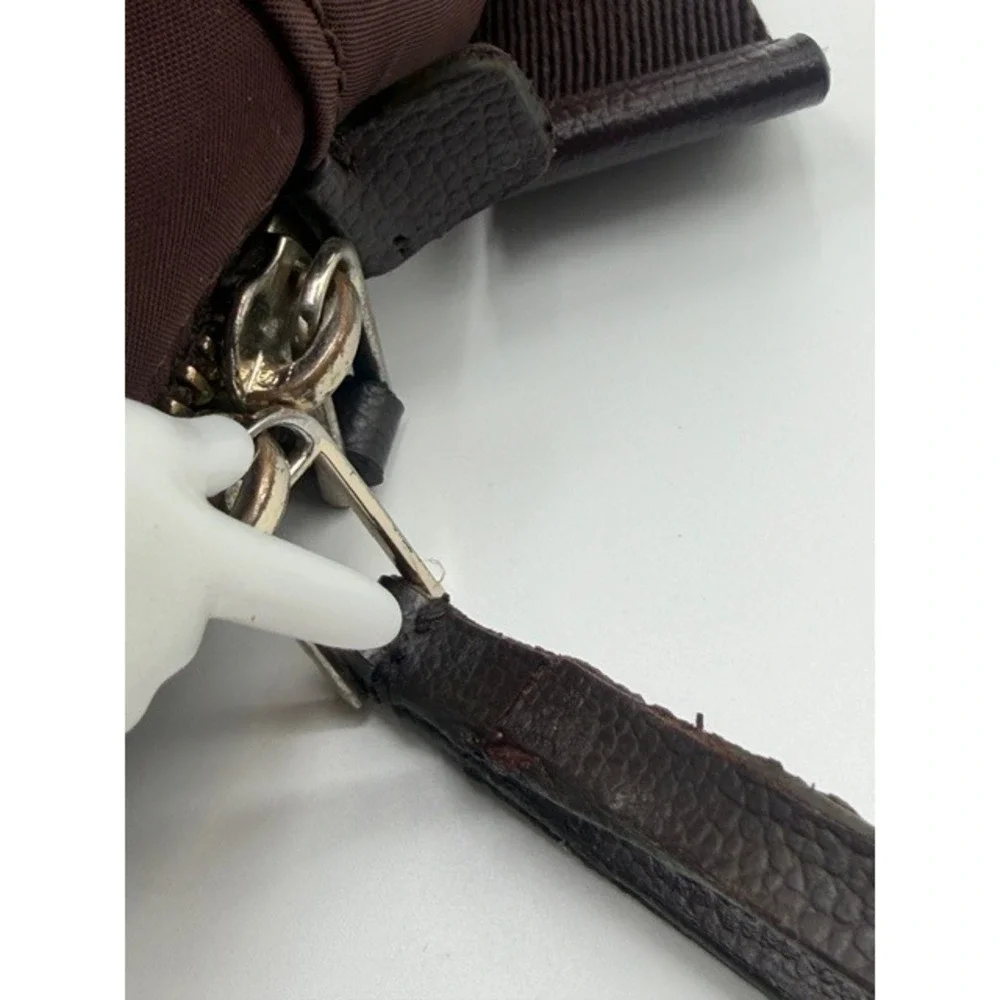 Kate Spade New York Nylon Messenger Bag Brown Floral‎ Strap Adjustable